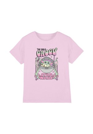 Star Wars STAR WARS HIPPIE GROGU - Print T-shirt - pink
