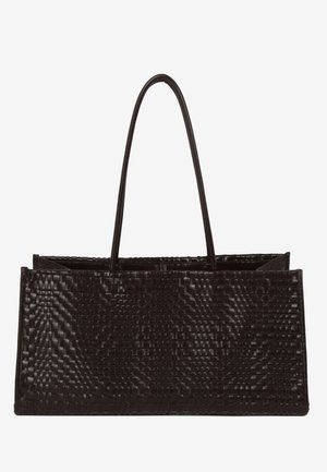 HVISK, HANNAH RAW STRUCTURE BRAIDED - Τσάντα Tote - umber brown