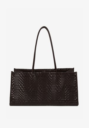 HVISK, HANNAH RAW STRUCTURE BRAIDED - Τσάντα Tote - umber brown