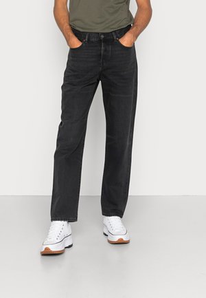 Straight leg jeans - black denim