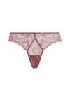 BRAZILIAN SENSUAL STRETCH LACE - String - vintage pink
