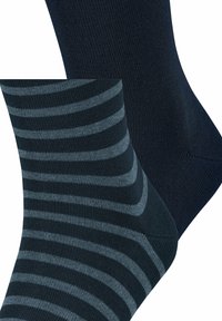 Esprit FINE STRIPE 2-PACK - Socken - marine