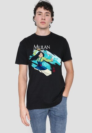 MULAN SWORD IN THE WIND - Print T-shirt - black