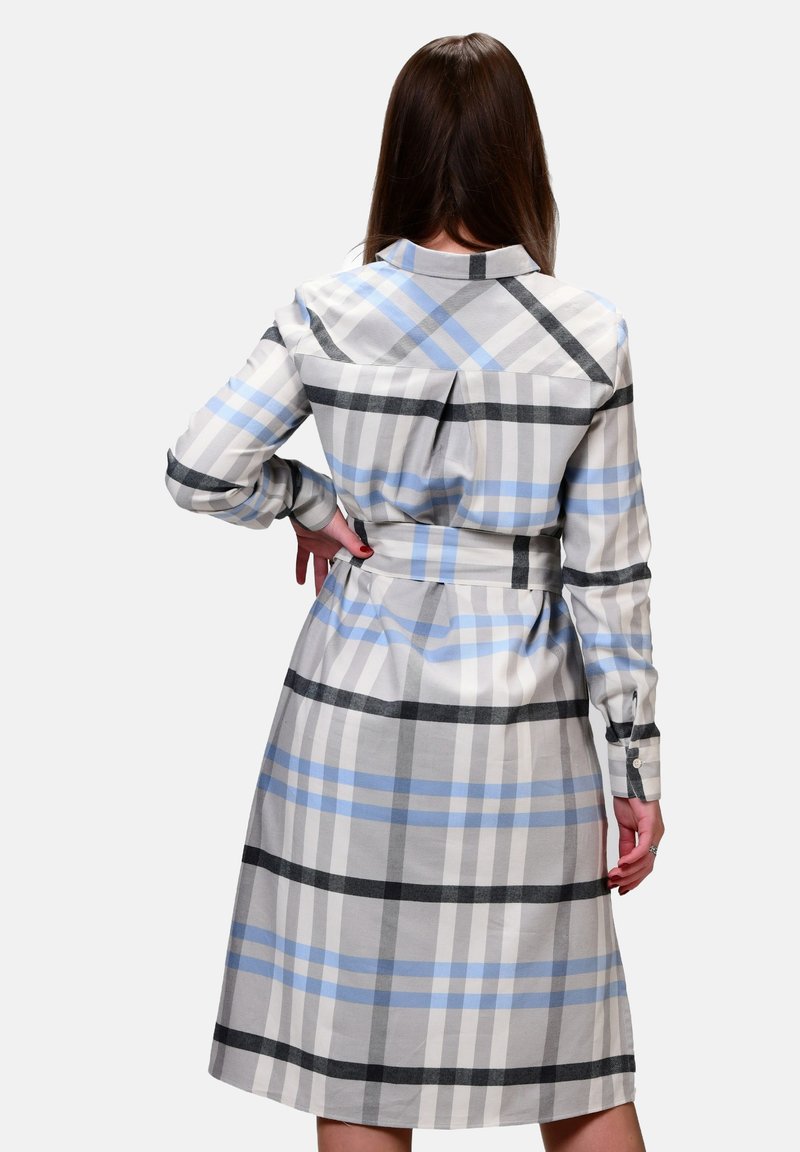 Sangar CLASSIC PRINT Shirt dress beige Zalando