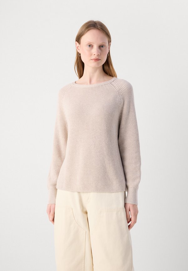 LONGSLEEVE ROUND NECK - Jumper - sandy melange4