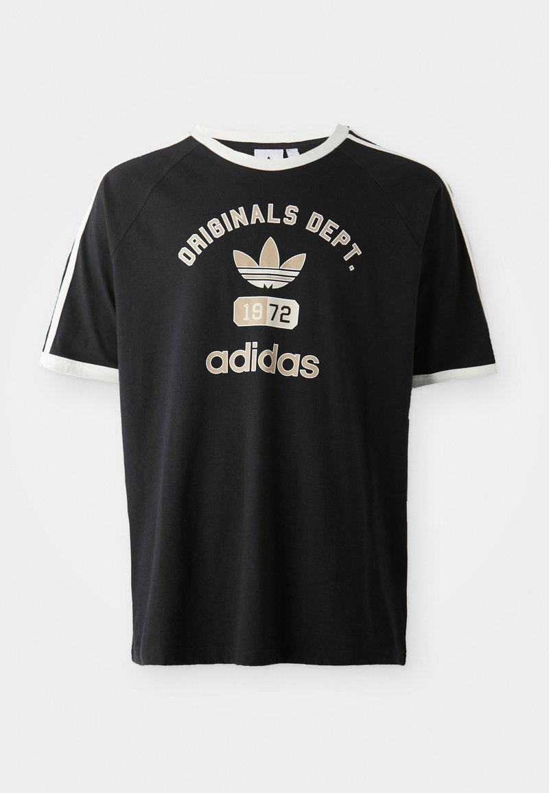 adidas Originals T-shirt print zwart adidas Originals T-shirt print zwart