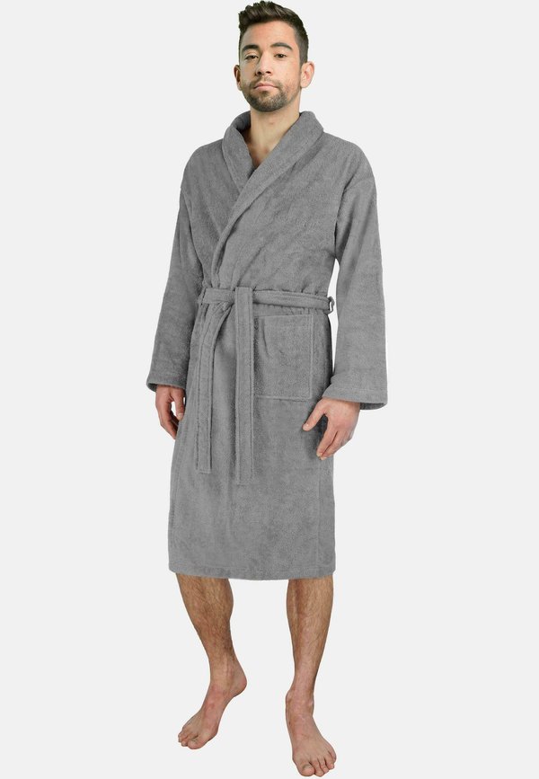 PREMIUM - Bademantel - grau