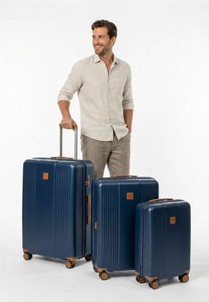 Bric's, FERRARA 4 ROLLEN KOFFERSET 3-TEILIG MIT DEHNFALTE 3 PACK UNISEX - Kofferset - navy blue
