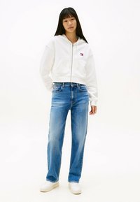 Tommy Jeans Zip-up sweatshirt - ecru