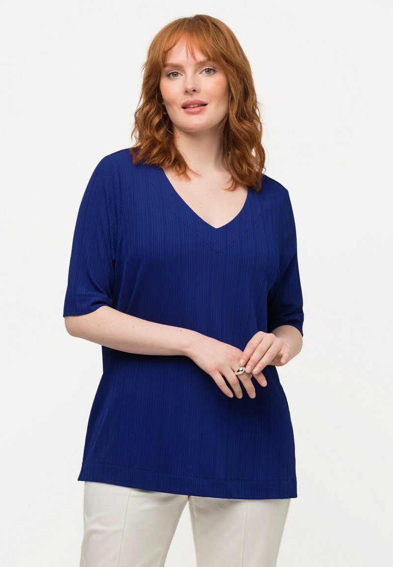Ulla Popken T-shirt basic - dark blue