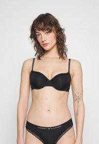 Tommy Hilfiger - DEMI BRA - Modrček s kostjo - black Miniaturna slika 1