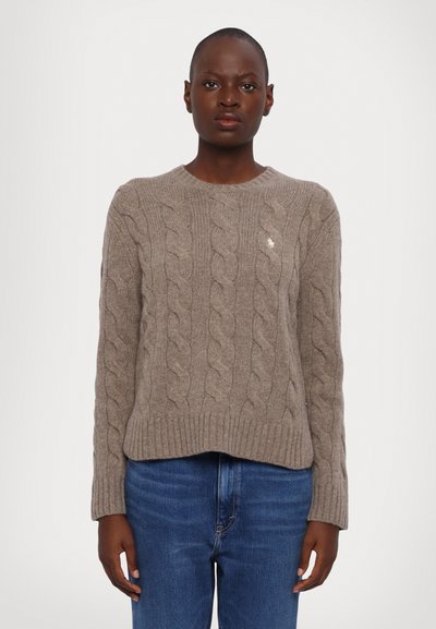 Polo Ralph Lauren CLASSIC LONG SLEEVE - Pulover - mushroom