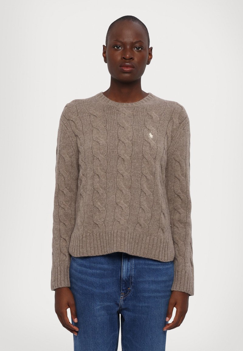 Polo Ralph Lauren CLASSIC LONG SLEEVE - Džemperis - mushroom