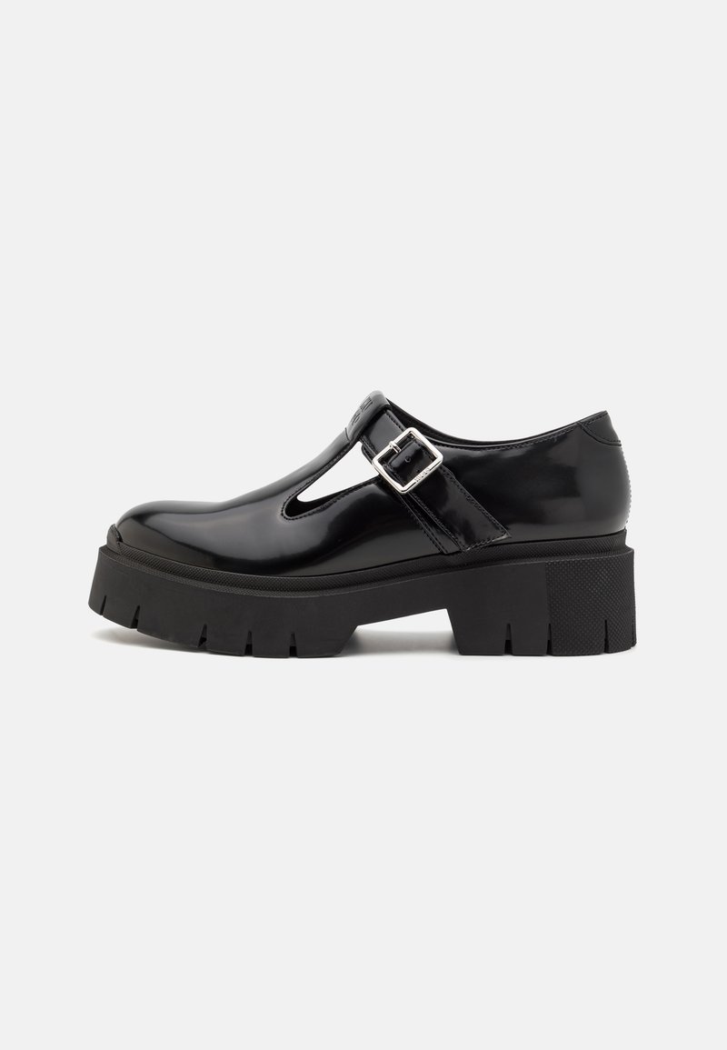 HUGO KRIS MARYJANE - Cipele na petu s platformom - black