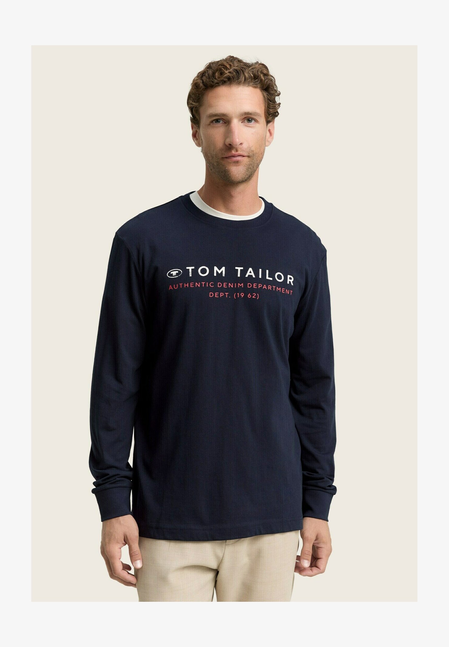 TOM TAILOR T-Shirt Uomo - Girocollo Classico In Morbido Jersey, Vestibilità Regolare, Collezione Sostenibile, Ideale Per Primavera Ed Estate