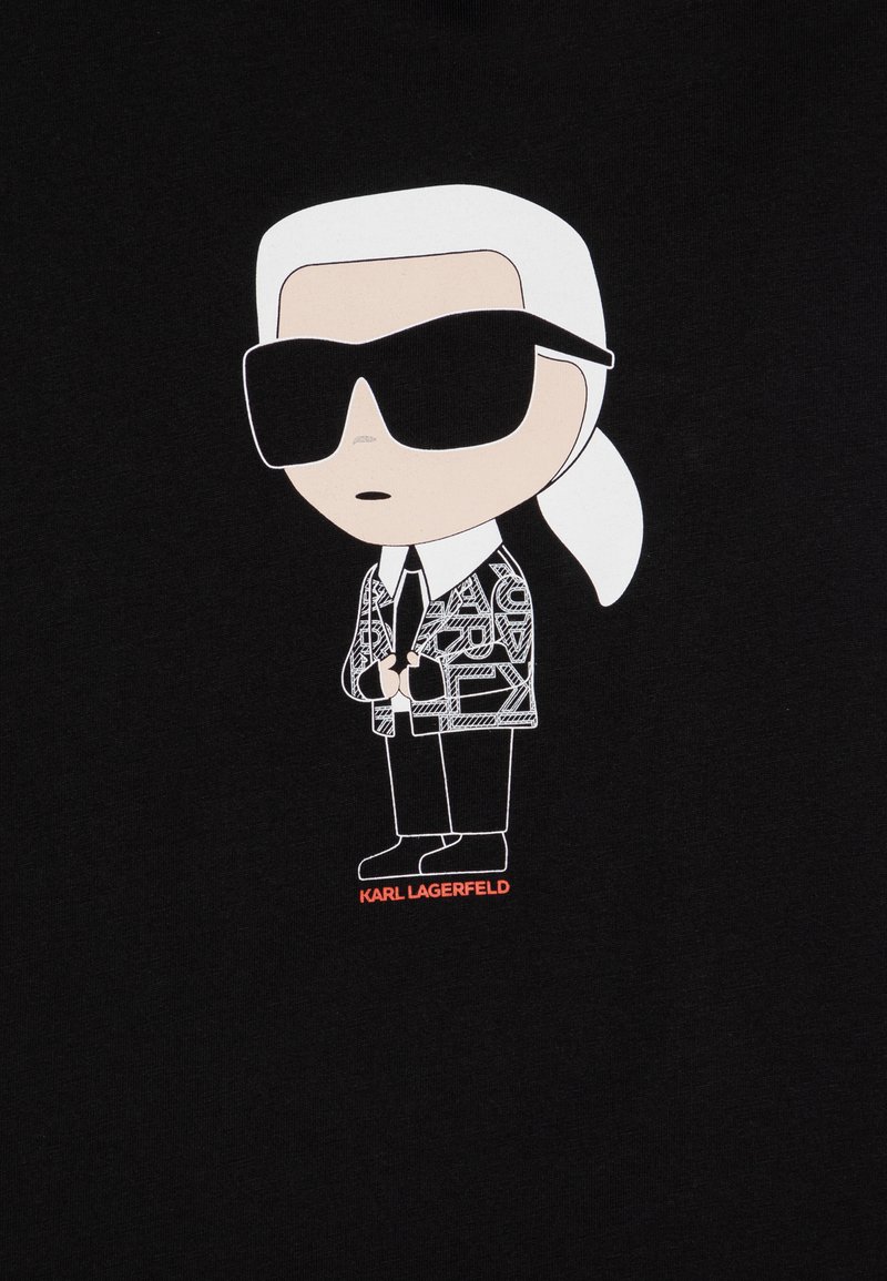KARL LAGERFELD KIDS UNISEX Camiseta estampada black/negro