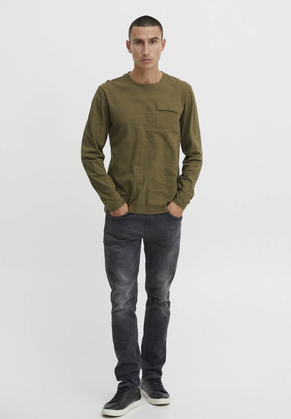 BHTEE - Long sleeved top - military olive2