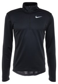 M NK PACER TOP HZ - Majica z dolgimi rokavi - black/reflective silver