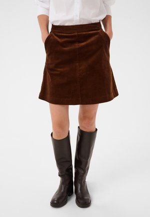 Part Two, LINGSPW SKIRT - Jupe trapèze - downtown brown