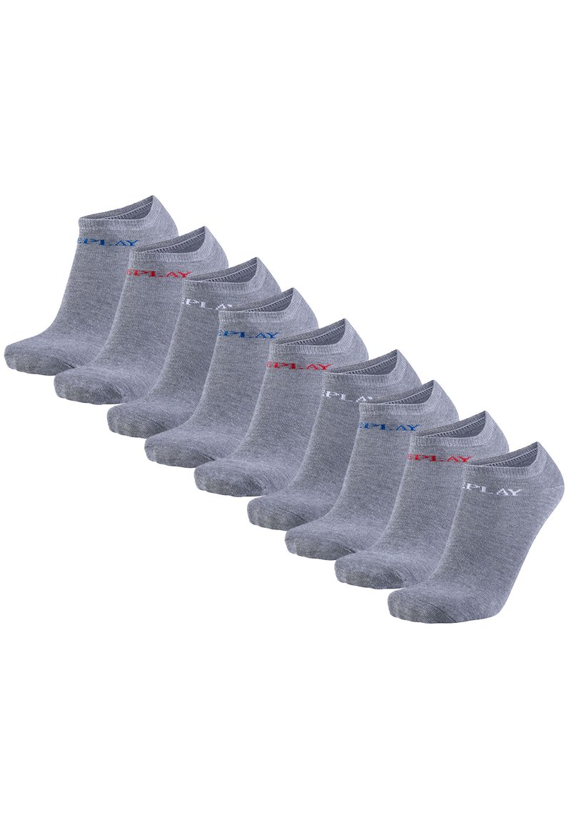 Replay UNISEX 9 PACK LOGO EINFARBIG - Calzini - grau