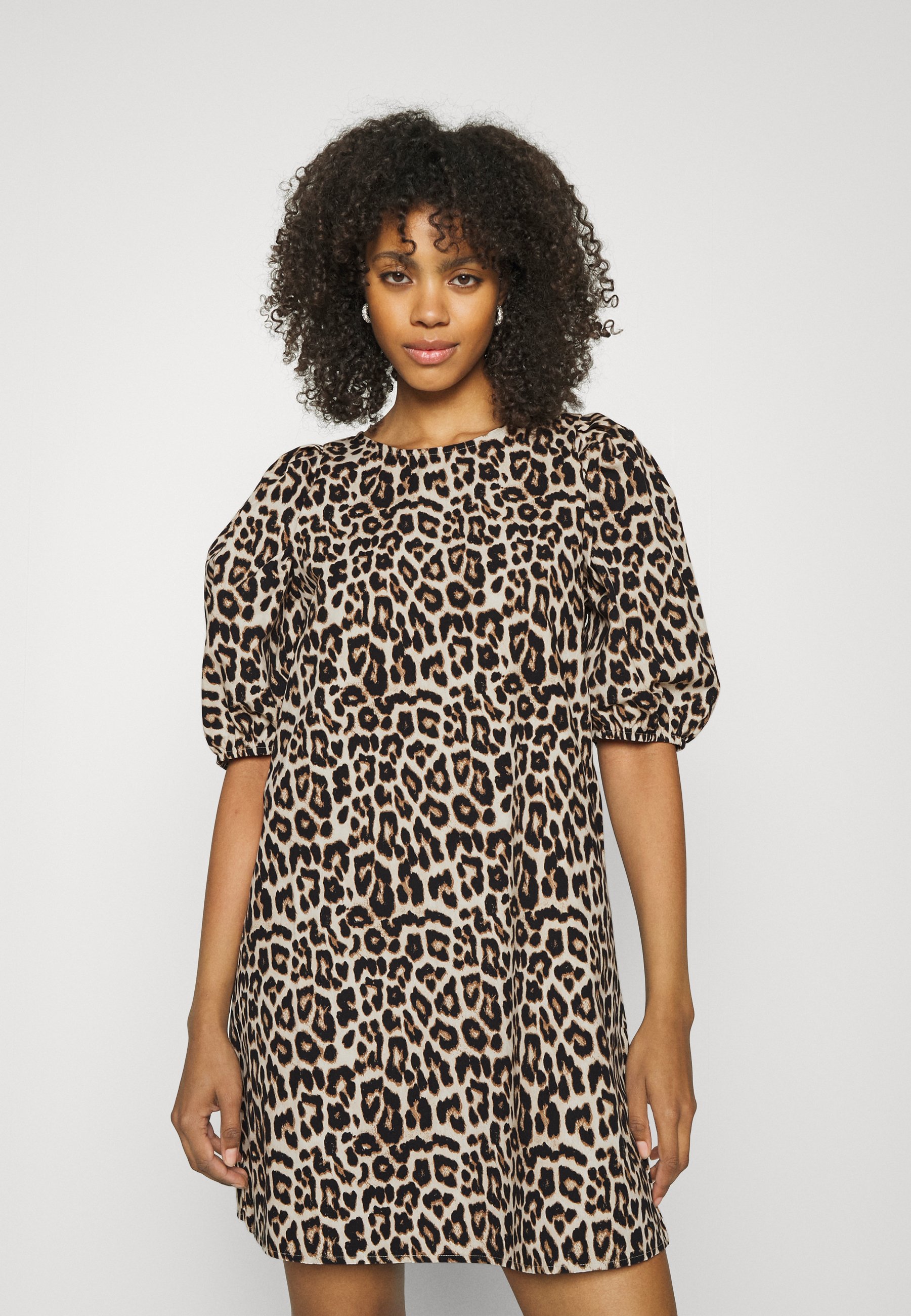 Only Onlclara Puff Sleeve Dress Day Dress, Women's, Size: Small, Black