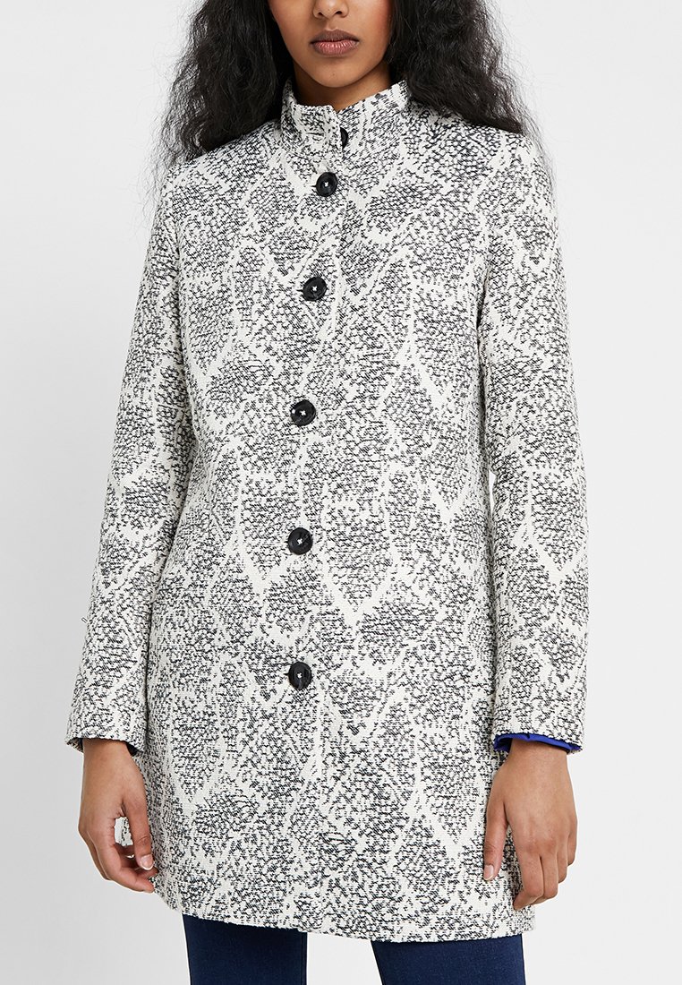 Desigual Halflange jas grijs