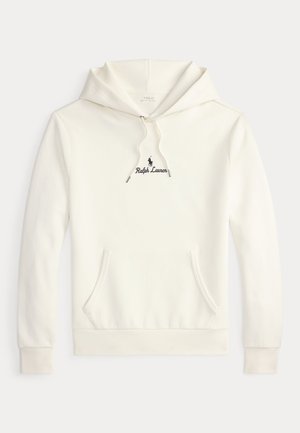 LOGO DOUBLE-KNIT HOODIE - Sportinis megztinis - deckwash white