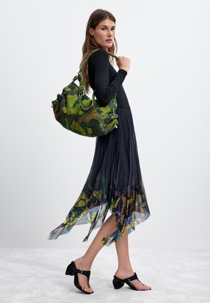 Desigual, LARGE PRINTED BAG M C LACROIX - Veľká kabelka - green
