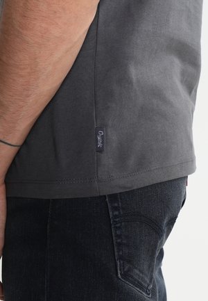 T-shirt med print - anthracite