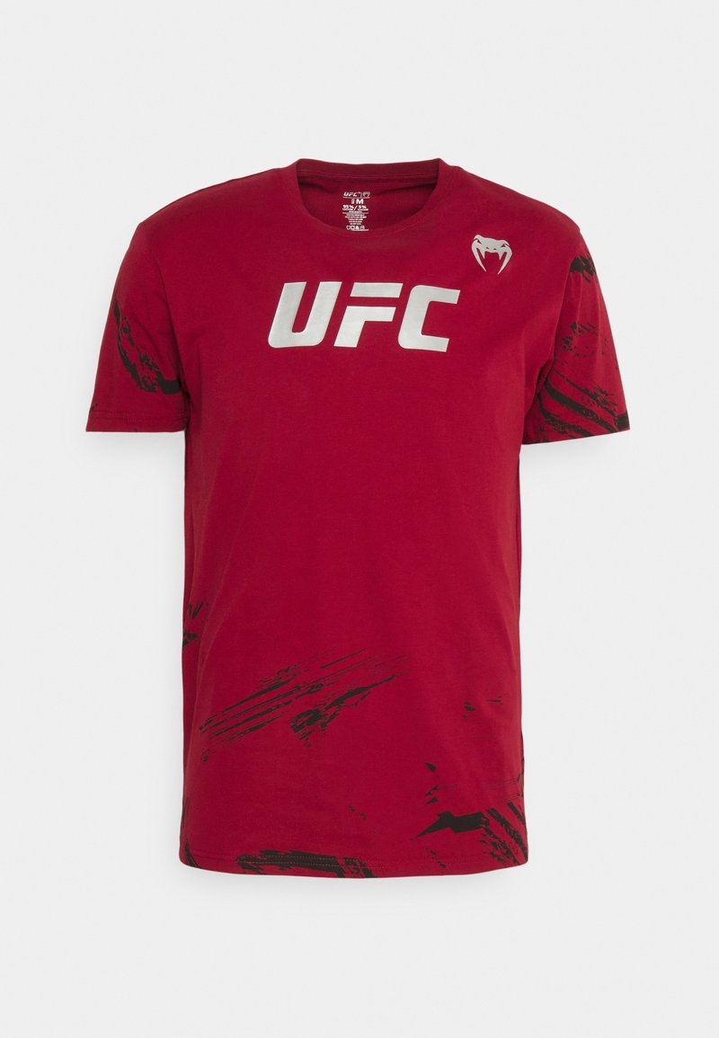 Venum UFC AUTHENTIC FIGHT WEEK MENS 2.0 SHORT SLEEVE - Camiseta estampada -  red/rojo 