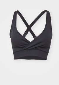 SOFT SEAMLESS ADJUSTABLE BRA - Sport-BH med medium stöd - black