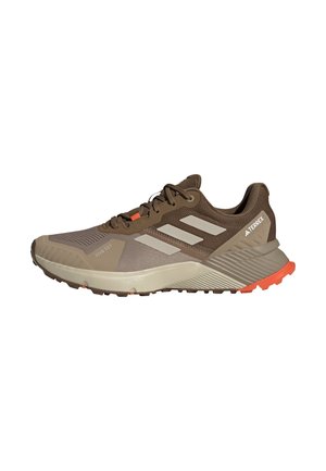 TERREX SOULSTRIDE RAIN.RDY - Trail running shoes - blanch cargo beige brown oxide