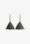 WASHED EFFECT JACQUARD TRIANGLE - Haut de bikini - dark grey