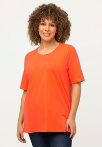 Ulla Popken RUNDHALSAUSSCHNITT - Camiseta básica - orange