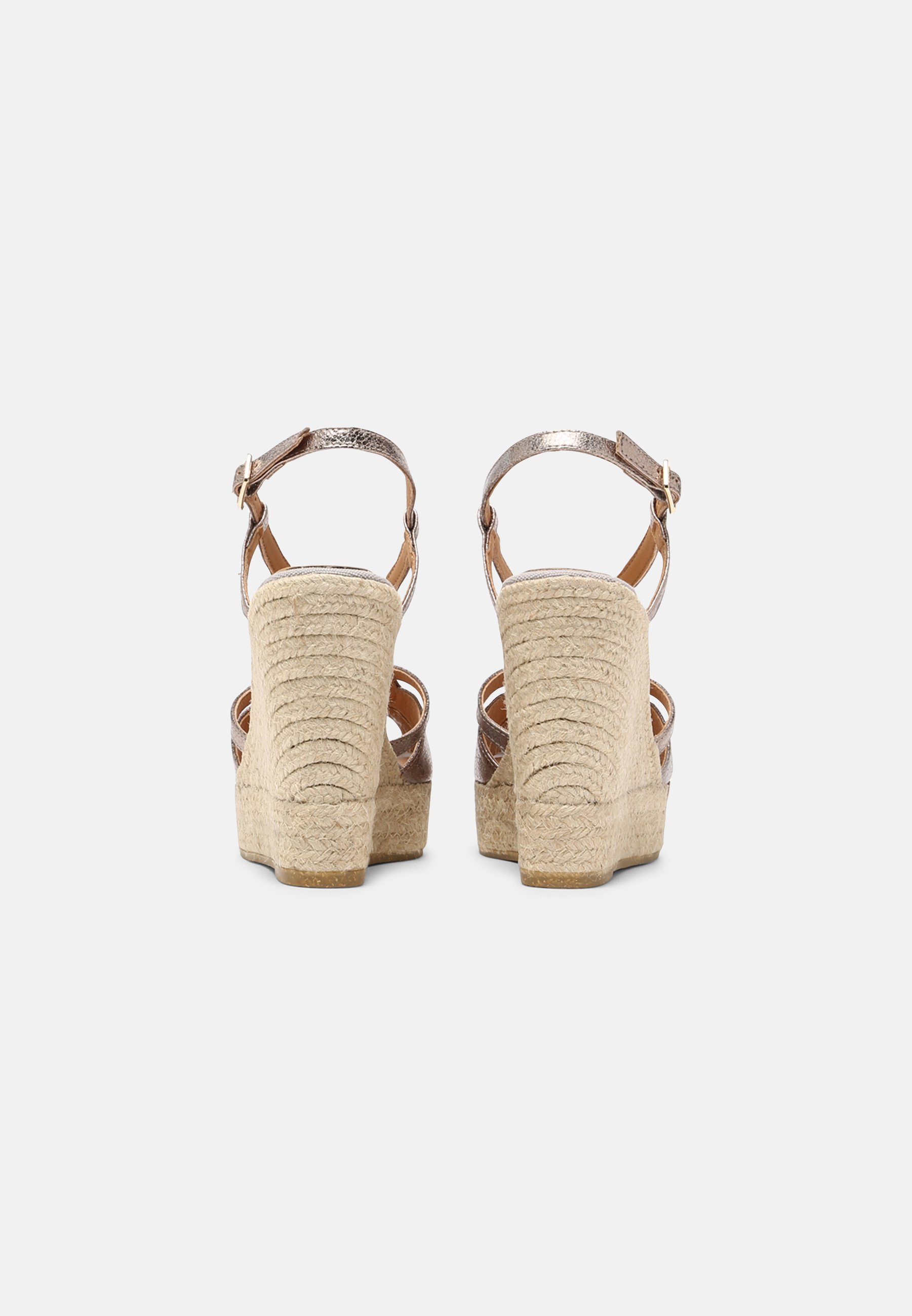 Kanna SOFIA - Sandalias con plataforma - silber/grau/gris - Zalando.es