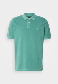 SHORT SLEEVE SLITS AT HEM EMBROIDERY - Polo shirt - eucalyptus