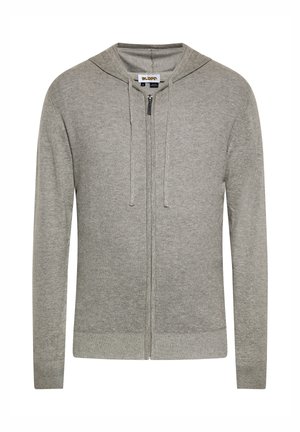 CO-BRANDED WITH SLOAN - Strickjacke - grau melange