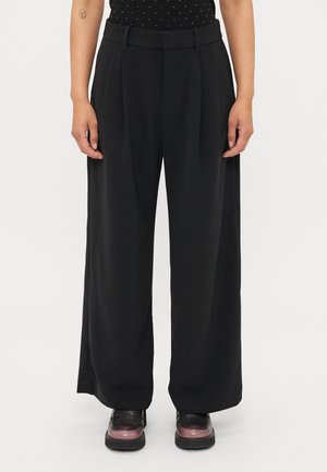 WIDE LEG TRIBECA  - Παντελόνι - black