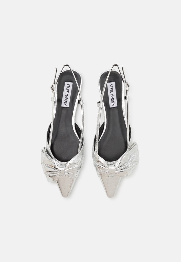 DAZZLED - Slingback ballet pumps - silver2