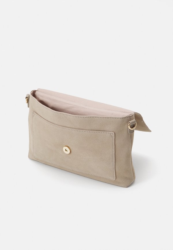 LEATHER - Cross body bag - taupe4