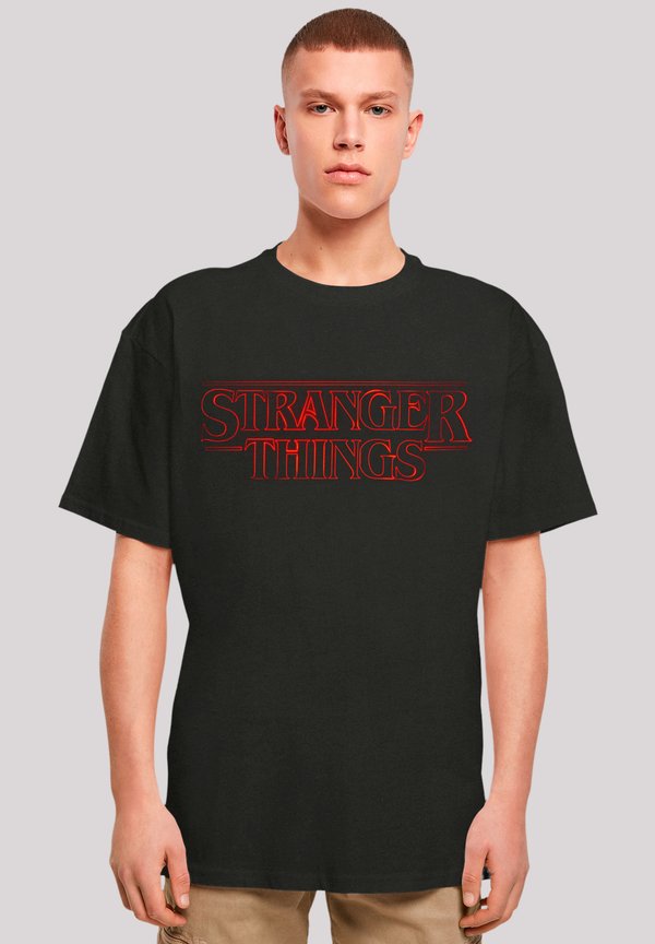 STRANGER THINGS GLOW LOGO NETFLIX TV SERIES - T-Shirt print - schwarz