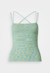 Selected, green sheen melange