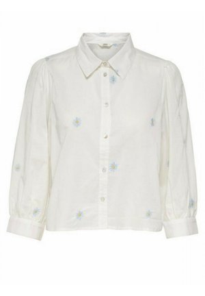 ONLCANDY CROPPED SHIRT  - Button-down blouse - white