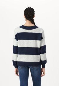 Hollister Co. COZY MOM - Jumper - navy/grey rugby