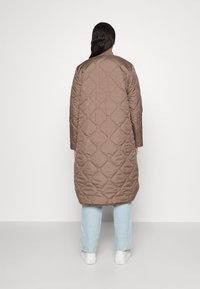 VILA Cappotto classico - brown