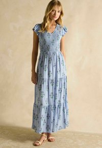 Tom Joule REGULAR FIT - ESME SHIRRED MIDI  - Maxi šaty - blue