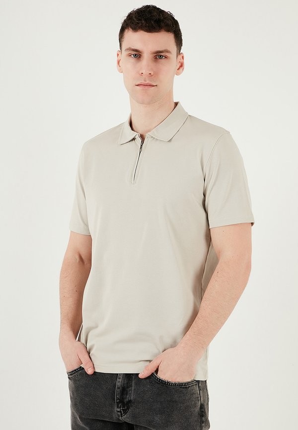 REGULAR FIT - Poloshirt - stone