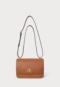 CROSSHATCH LEATHER MEDIUM SOPHEE BAG - Torba čez telo - lauren tan