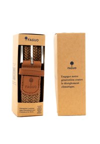 Faguo Cinturón trenzado - marron