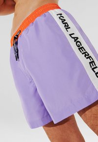 KARL LAGERFELD COLOURBLOCK - Plaukimo šortai - bougainvillea purple